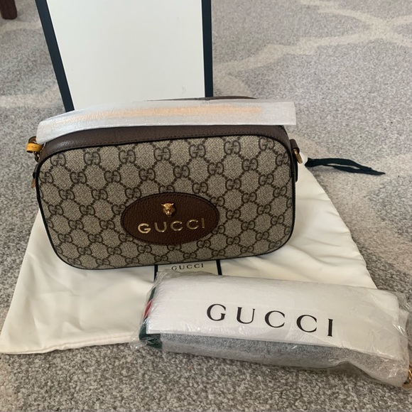 Gucci Neo-Vintage GG Supreme Shoulder Bag NWT - Picture 11 of 16